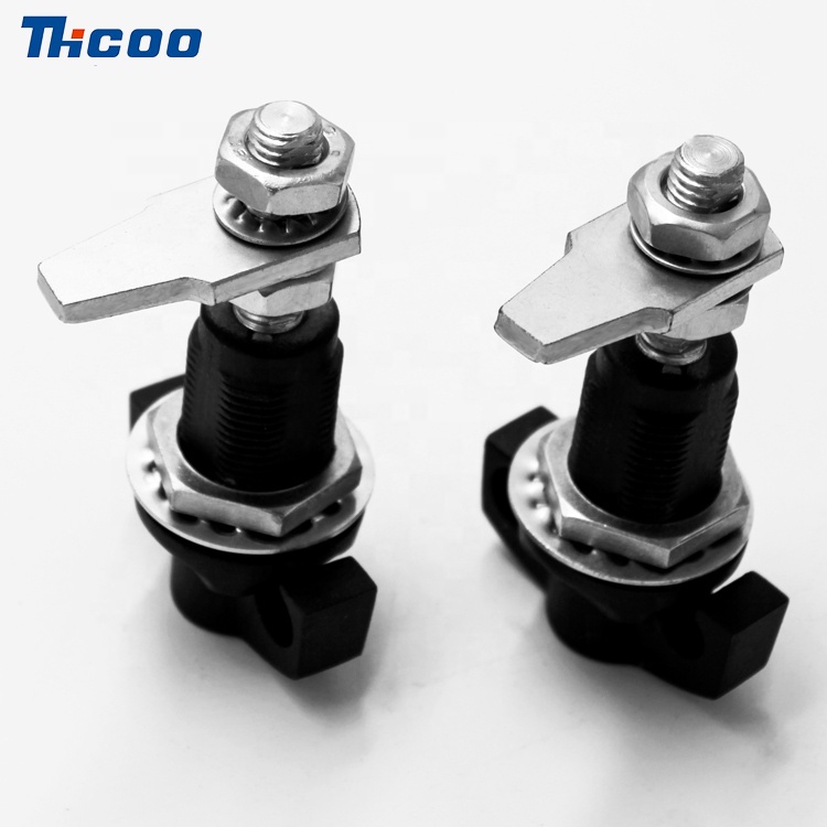 Poignée en forme d'aile Type de cadenas Serrure à languette à rotation réglable-A6073