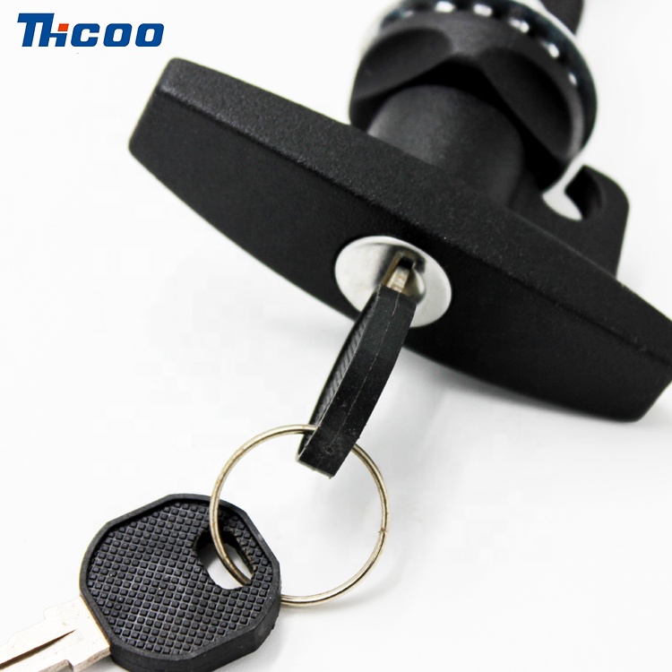 Poignée en T de type cadenas à tour réglable-A6074