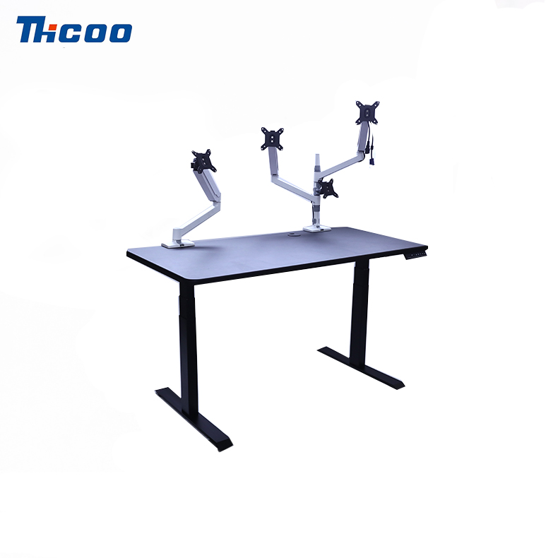 Table élévatrice à trois sections à chargement positif à deux moteurs avec dessus de table